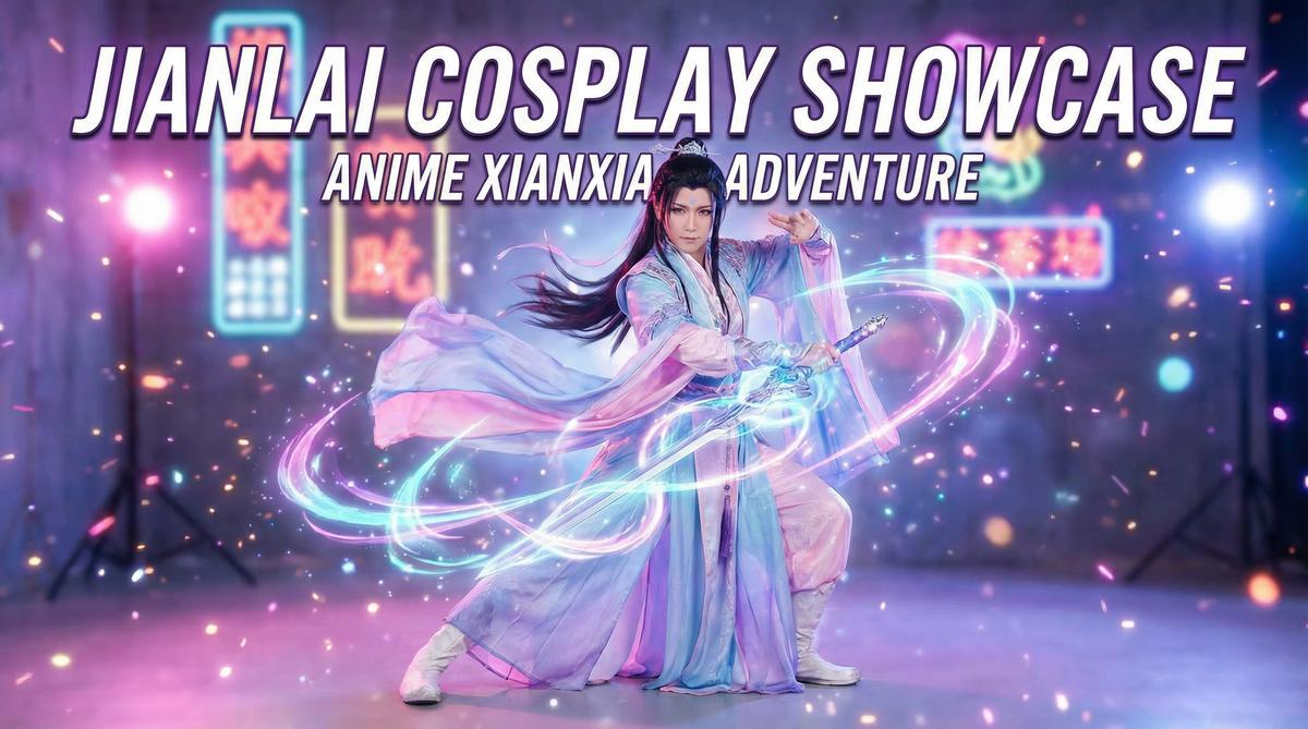 网红主播视频演示 - 网红主播动漫视频：仙侠Cosplay视频演示 专业服装道具视